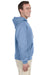 Jerzees 996 Mens NuBlend Fleece Hooded Sweatshirt Hoodie Light Blue Side