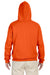 Jerzees 996 Mens NuBlend Fleece Hooded Sweatshirt Hoodie Safety Orange Back