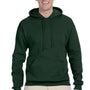 Jerzees Mens NuBlend Pill Resistant Fleece Hooded Sweatshirt Hoodie - Forest Green