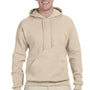 Jerzees Mens NuBlend Pill Resistant Fleece Hooded Sweatshirt Hoodie - Sandstone