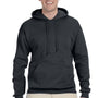 Jerzees Mens NuBlend Pill Resistant Fleece Hooded Sweatshirt Hoodie - Charcoal Grey
