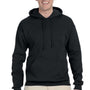 Jerzees Mens NuBlend Pill Resistant Fleece Hooded Sweatshirt Hoodie - Black