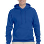Jerzees Mens NuBlend Pill Resistant Fleece Hooded Sweatshirt Hoodie - Royal Blue