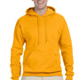 Jerzees Mens NuBlend Pill Resistant Fleece Hooded Sweatshirt Hoodie - Gold