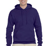 Jerzees Mens NuBlend Pill Resistant Fleece Hooded Sweatshirt Hoodie - Deep Purple