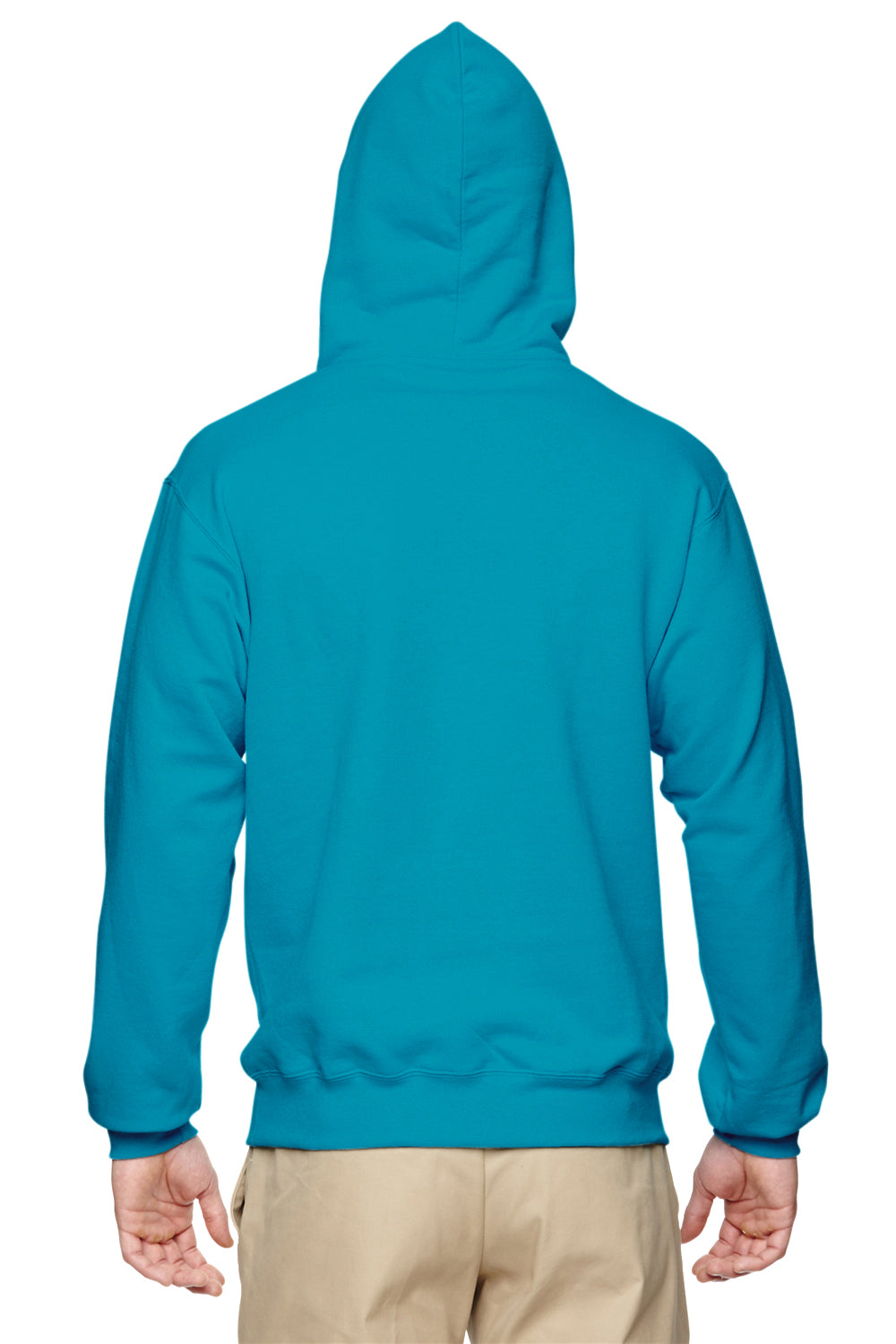 Jerzees 996 Mens NuBlend Fleece Hooded Sweatshirt Hoodie California Blue Back