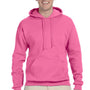 Jerzees Mens NuBlend Pill Resistant Fleece Hooded Sweatshirt Hoodie - Neon Pink