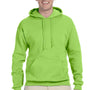 Jerzees Mens NuBlend Pill Resistant Fleece Hooded Sweatshirt Hoodie - Neon Green