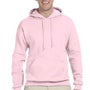 Jerzees Mens NuBlend Pill Resistant Fleece Hooded Sweatshirt Hoodie - Classic Pink