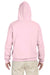 Jerzees 996 Mens NuBlend Fleece Hooded Sweatshirt Hoodie Classic Pink Back