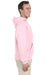 Jerzees 996 Mens NuBlend Fleece Hooded Sweatshirt Hoodie Classic Pink Side