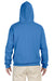 Jerzees 996 Mens NuBlend Fleece Hooded Sweatshirt Hoodie Columbia Blue Back