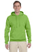 Jerzees 996 Mens NuBlend Fleece Hooded Sweatshirt Hoodie Kiwi Green Front