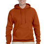 Jerzees Mens NuBlend Pill Resistant Fleece Hooded Sweatshirt Hoodie - Texas Orange