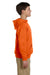 Jerzees 996Y Youth NuBlend Fleece Hooded Sweatshirt Hoodie Safety Orange Side