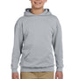 Jerzees Youth NuBlend Pill Resistant Fleece Hooded Sweatshirt Hoodie - Oxford Grey