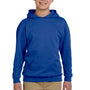 Jerzees Youth NuBlend Pill Resistant Fleece Hooded Sweatshirt Hoodie - Royal Blue