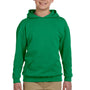 Jerzees Youth NuBlend Pill Resistant Fleece Hooded Sweatshirt Hoodie - Kelly Green