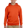Jerzees Youth NuBlend Pill Resistant Fleece Hooded Sweatshirt Hoodie - Burnt Orange