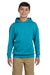 Jerzees 996Y Youth NuBlend Fleece Hooded Sweatshirt Hoodie California Blue Front