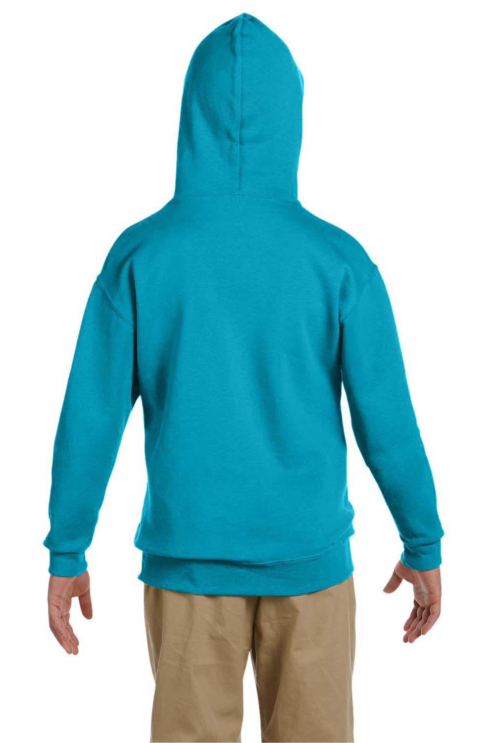 Jerzees 996Y Youth NuBlend Fleece Hooded Sweatshirt Hoodie California Blue Back