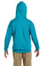 Jerzees 996Y Youth NuBlend Fleece Hooded Sweatshirt Hoodie California Blue Back