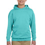 Jerzees Youth NuBlend Pill Resistant Fleece Hooded Sweatshirt Hoodie - Scuba Blue
