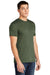 American Apparel BB401W Mens Short Sleeve Crewneck T-Shirt Heather Lieutenant Green 3Q