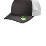 Port Authority Mens Eco Snapback Trucker Hat - Smoke Grey/White