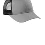 Port Authority Mens Low Profile Snapback Trucker Hat - Heather Grey/Black