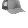 Port Authority Mens Low Profile Snapback Trucker Hat - Heather Grey/Steel Grey
