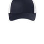Port Authority Mens Low Profile Snapback Trucker Hat - Rich Navy Blue/White
