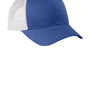 Port Authority Mens Low Profile Snapback Trucker Hat - Heather Dress Navy Blue/Silver Grey Mist