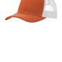 Port Authority Mens Adjustable Trucker Hat - Texas Orange/White