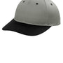 Port Authority Mens Snapback Hat - Heather Grey/Black