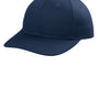 Port Authority Mens Snapback Hat - True Navy Blue
