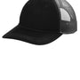 Port Authority Mens Snapback Trucker Hat - Black/Grey Steel