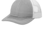 Port Authority Mens Snapback Trucker Hat - Gusty Grey/White