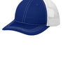 Port Authority Mens Snapback Trucker Hat - Patriot Blue/White