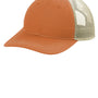 Port Authority Mens Snapback Trucker Hat - Texas Orange/Tan
