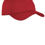 Port Authority Mens Fine Twill Adjustable Hat - Red
