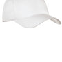 Port Authority Mens Fine Twill Adjustable Hat - White