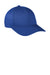 Port Authority C801 Fine Twill Snapback Hat Royal Blue Front