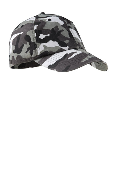 Port Authority C851 Mens Camouflage Hat Winter Camo Front