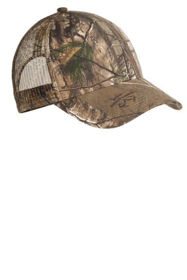 Port Authority C869 Pro Camouflage Mesh Back Hat Realtree Edge Camo Front