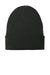 Port Authority C880 Mens C-Free Recycled Beanie Deep Black Front