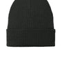 Port Authority Mens C-Free Recycled Beanie - Deep Black - NEW