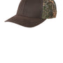 Port Authority Mens Pigment Print Camouflage Mesh Back Adjustable Hat - Realtree Edge Camo/Brown