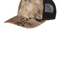 Port Authority Mens Performance Moisture Wicking Camouflage Mesh Back Snapback Hat - Kryptek Highlander/Black