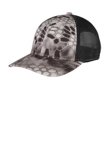 Port Authority C892 Performance Camouflage Mesh Back Snapback Hat Kryptek Raid/Black Front